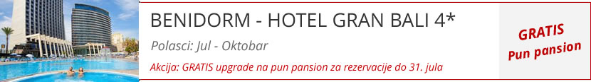 Leto 2025, letovanje - Benidorm - Španija