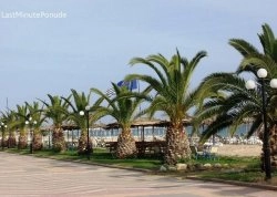 Leto 2025, letovanje - Nea Flogita - Apartmani: Zelenilo pored plaže