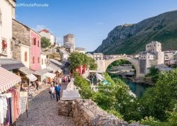 Vikend putovanja - Mostar i Herceg Novi - Hoteli: Ulica i pogled na stari most