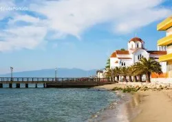 Leto 2026, letovanje - Paralija - Apartmani: Pogled na crkvu