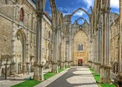 Prvi maj - Lisabon - Hoteli: Ruševine manastira Konvento do Karmo